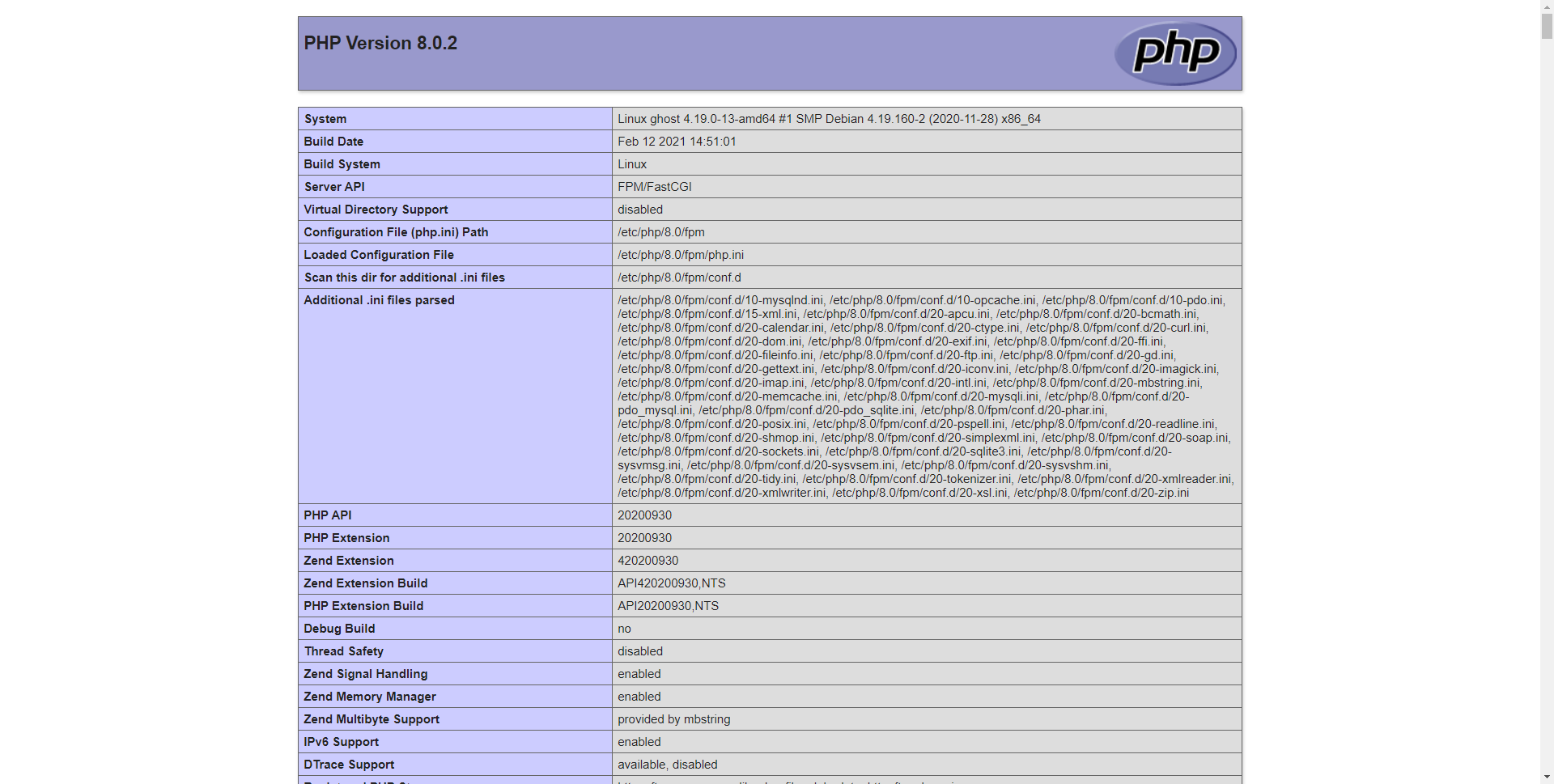 Install & Configure PHP-FPM on Debian 10