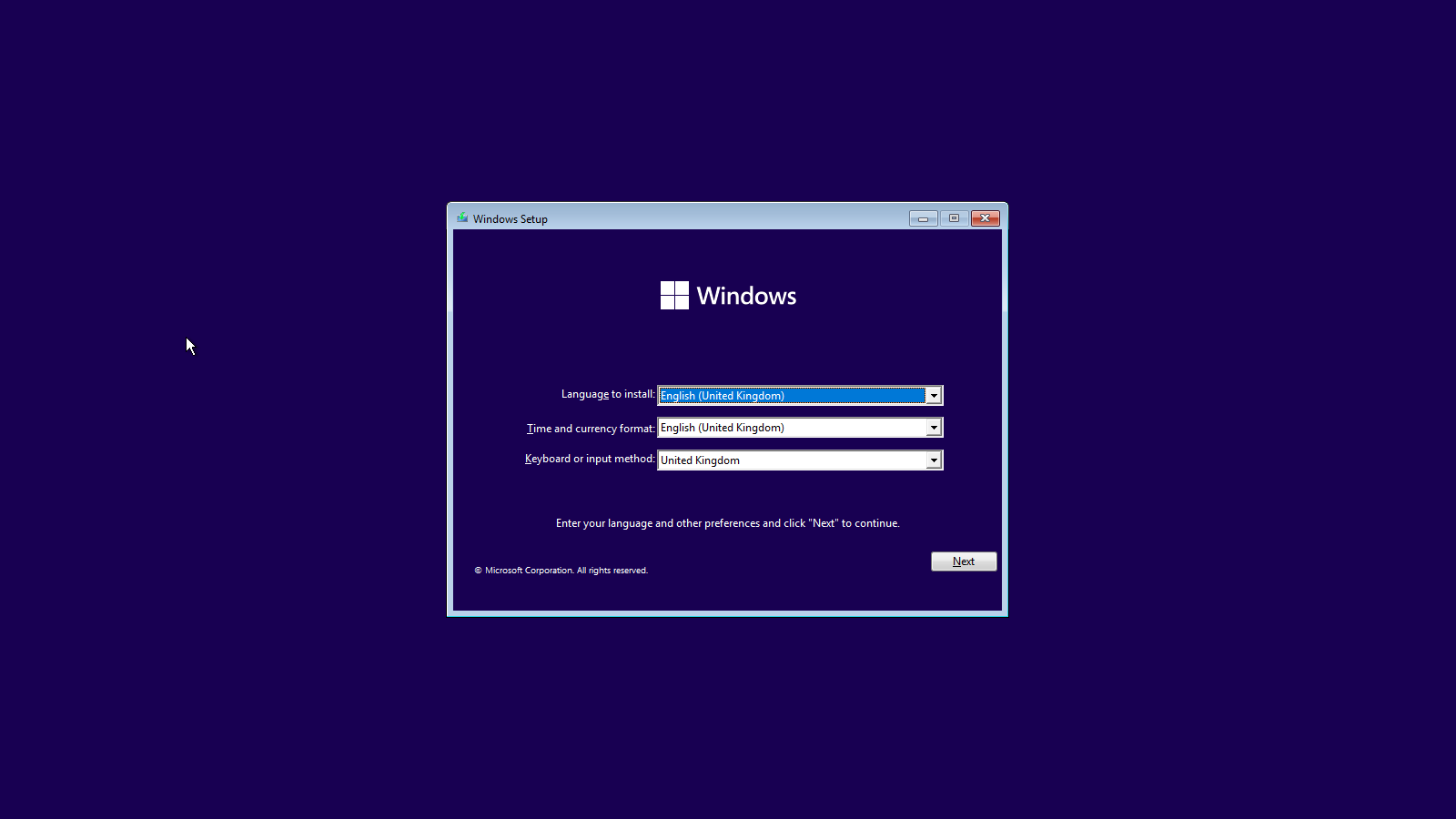 Install Windows 11 bypassing SecureBoot and TPM
